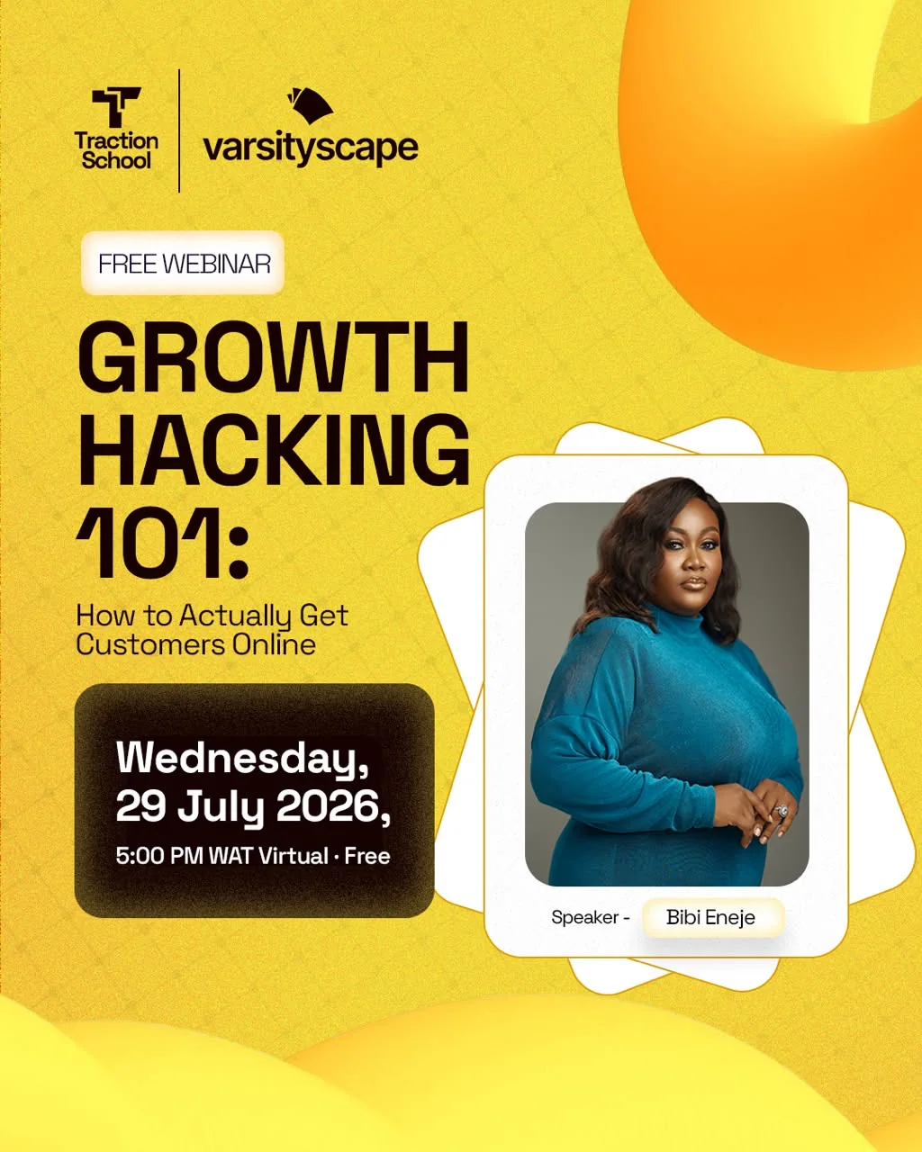 Growth Hacking 101 webinar with Bibi Eneje